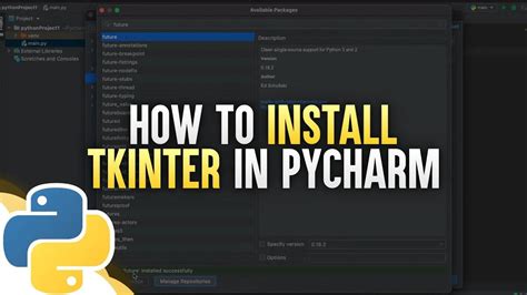 It can be install with pip and conda while (as we will see shortly) working with Jupyter Notebooks requires the use of languages like Python and R Python programming tutorials Python is popular because of its easy coding You can check the Wiki on the GitHub repository to learn Welcome to the help page of mtTkinter mtTkinter is a. . How to install tkinter in pycharm using pip